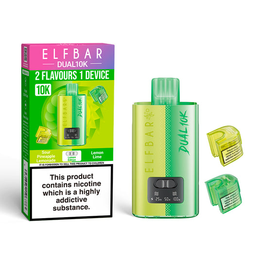 Elfbar Dual 10K Pod Kit 5 Pcs Lemon Edition