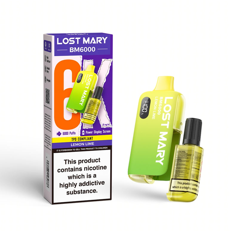 Lost Mary BM6000 Lemon Lime 5 Pcs