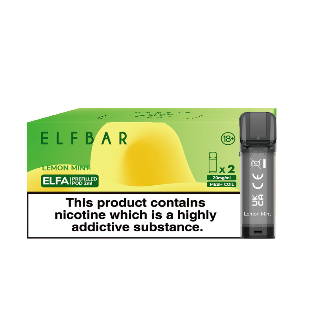 Elfa 2 Pods x 10 Pk Lemon Mint