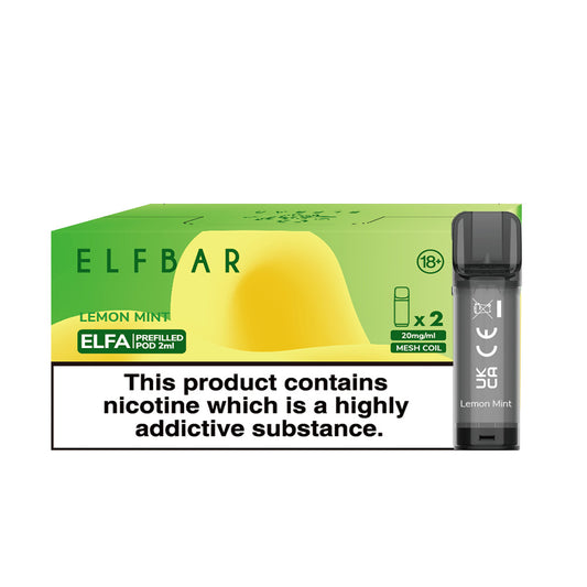 Elfa 2 Pods x 10 Pk Lemon Mint