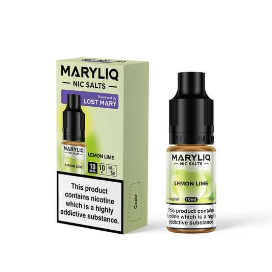 Maryliq Nic Salts 20mg 10 Pk Lemon Lime