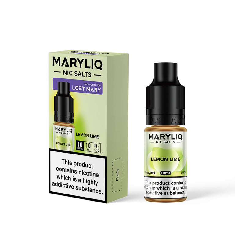 Maryliq Nic Salts 20mg 10 Pk Lemon Lime