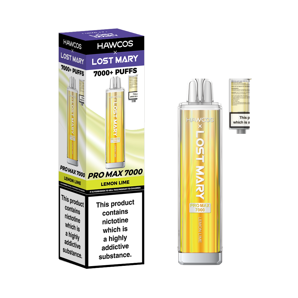 Lost Mary Pro Max Lemon Lime 7000 Puffs Refillable Pod Kit 10 Pk