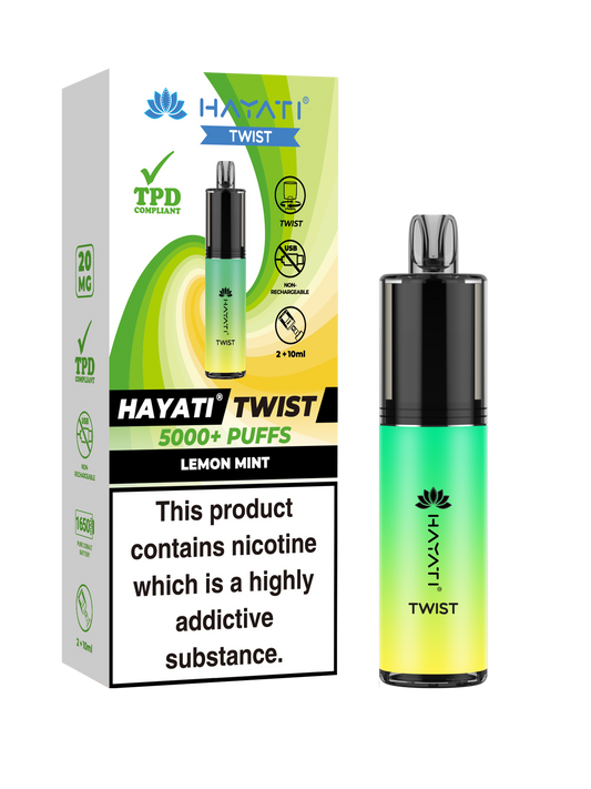 Hayati Twist Lemon Mint 5 Pk