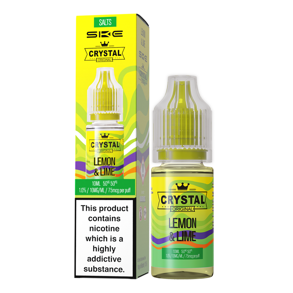 SKE Crystal Nic Salts 10mg 10Pk Lemon & Lime