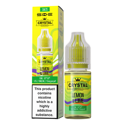 SKE Crystal Nic Salts 10mg 10Pk Lemon & Lime