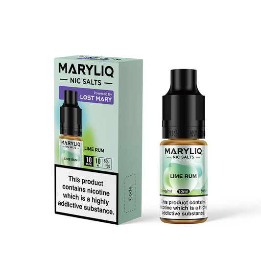 Maryliq Nic Salts 20mg 10 Pk Lime Rum