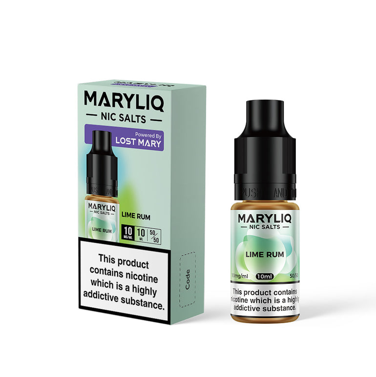 Maryliq Nic Salts 20mg 10 Pk Lime Rum