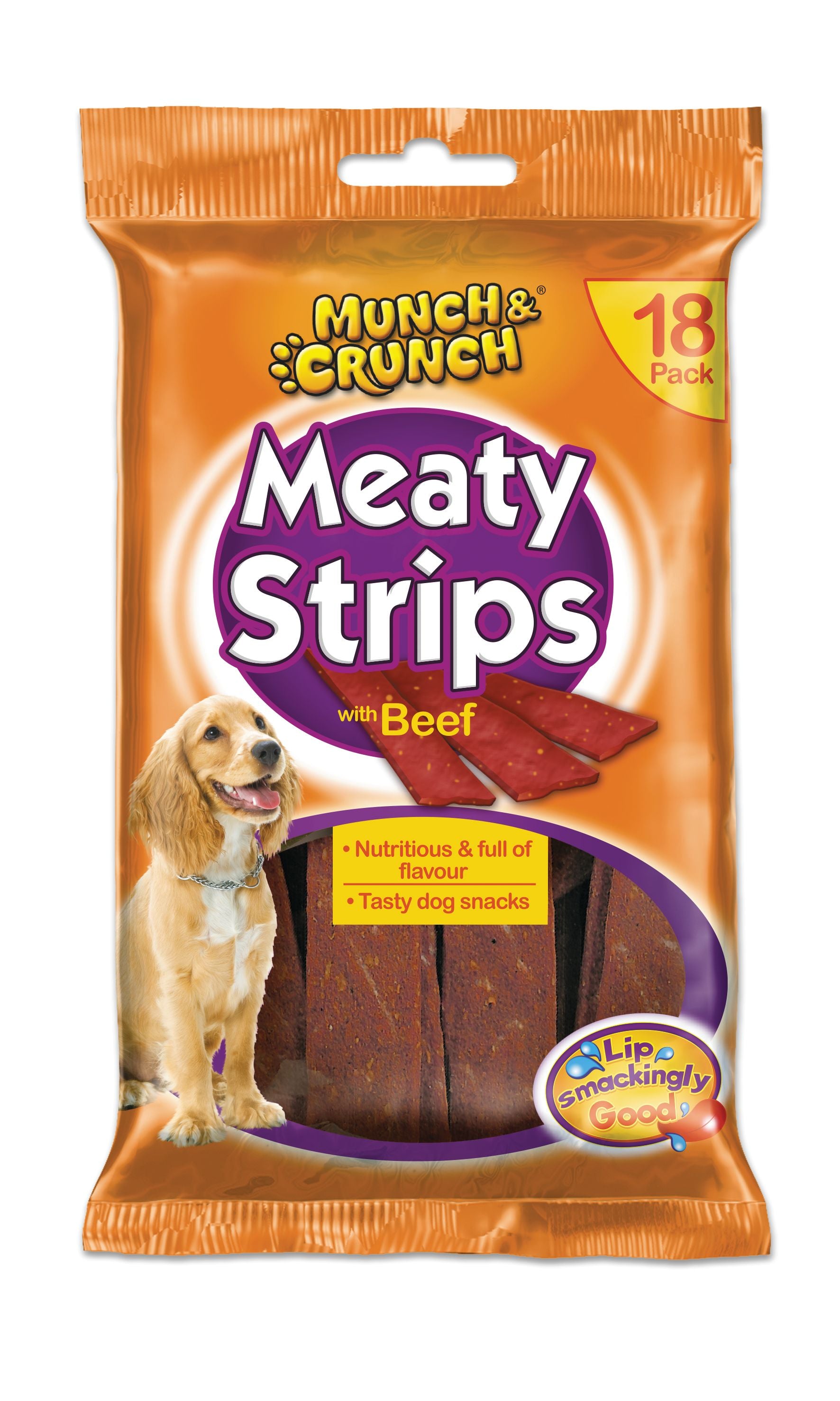 Munch & Crunch Meaty Beef 162g