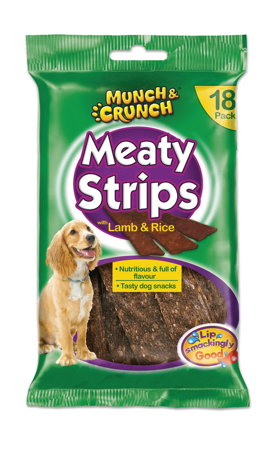 Munch & Crunch Meaty Lamb Rice 162g x 14