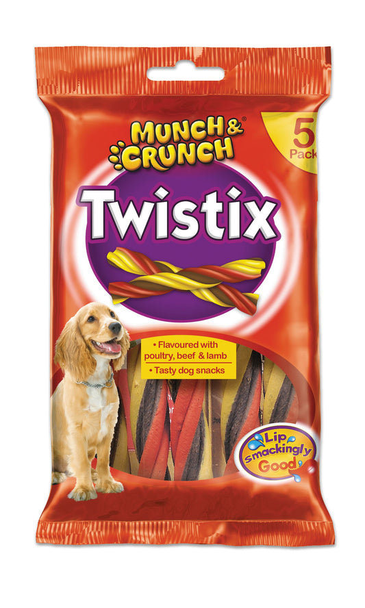 Munch & Crunch Twistix 5 Pcs 100g x 18