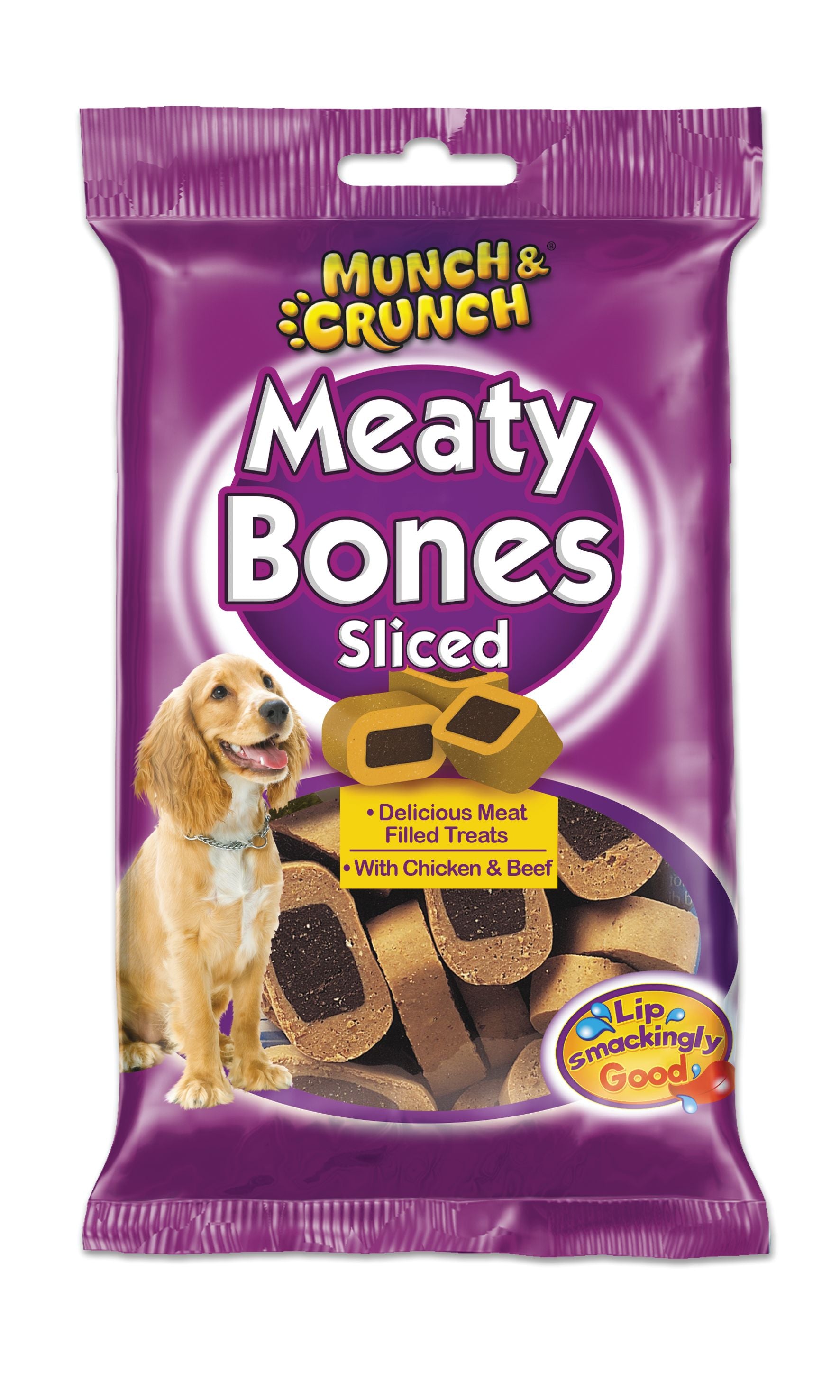 Munch & Crunch Meaty Bone Slic 140g x 16