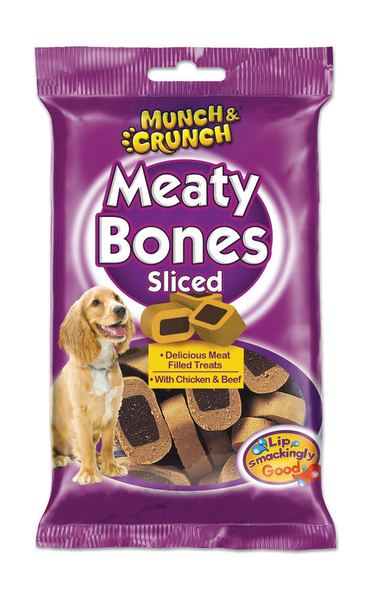 Munch & Crunch Meaty Bone Slic 140g x 16