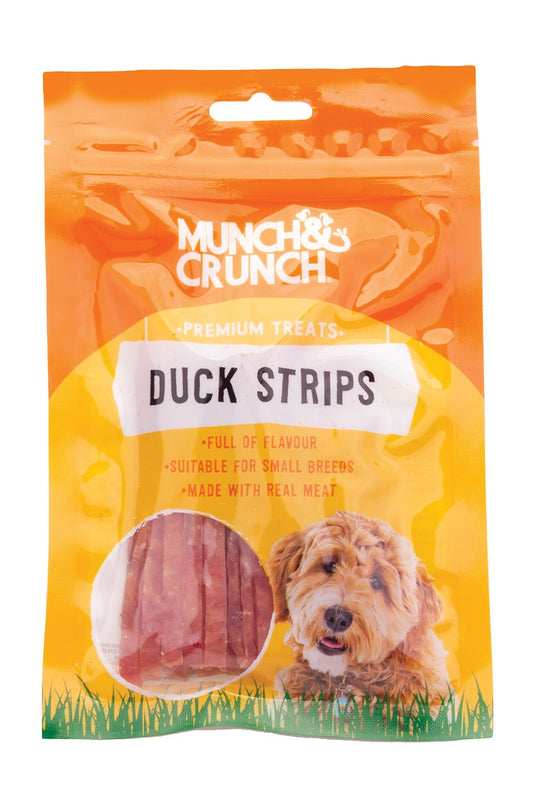 Munch & Crunch Duck Strips 70g