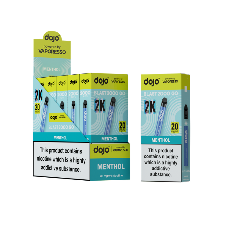 Dojo Blast 2000 Go Menthol 5 Pk