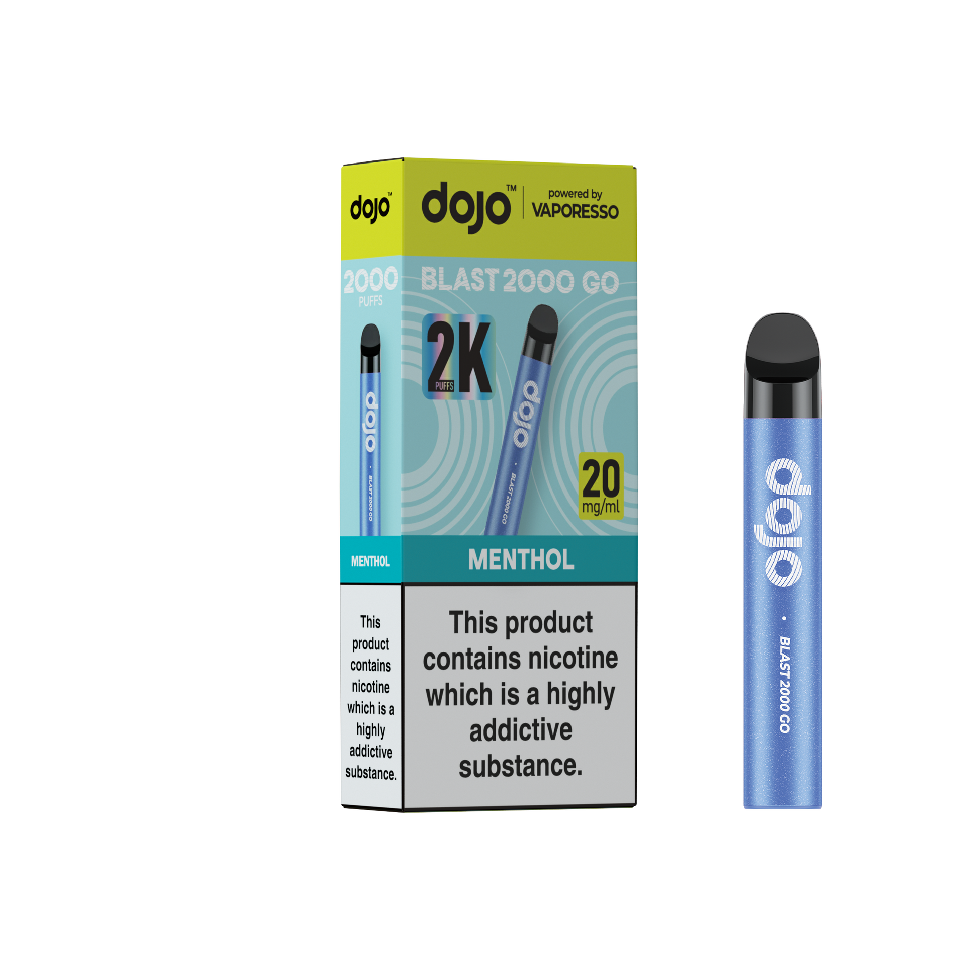 Dojo Blast 2000 Go Menthol 5 Pk