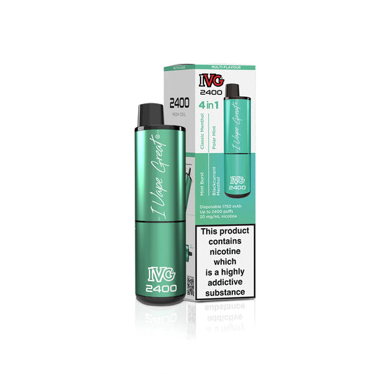 IVG 2400 Menthol Edition 5 Pcs