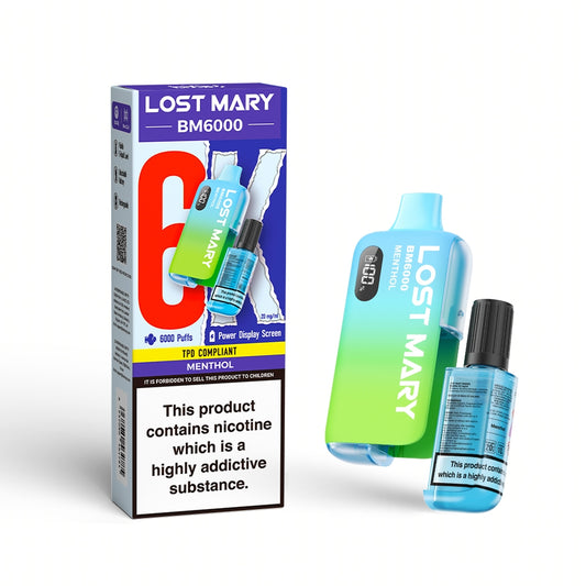 Lost Mary BM6000 Menthol 5 Pcs