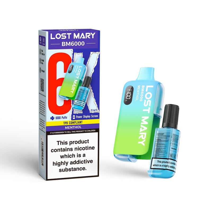 Lost Mary BM6000 Menthol 5 Pcs