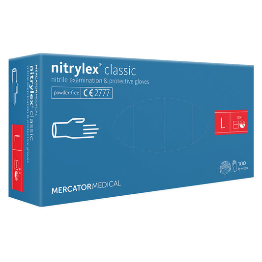 Mercator Nitrylex Gloves Large 100 Pcs