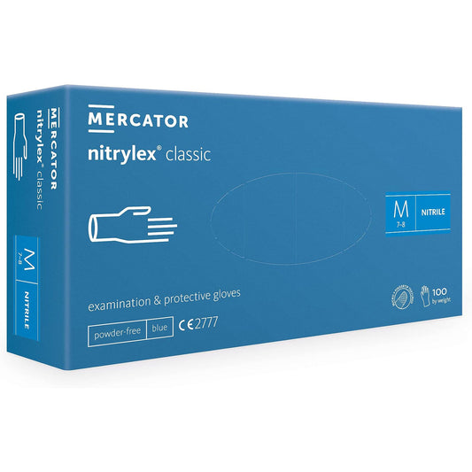 Mercator Nitrylex Gloves Medium 100 Pcs