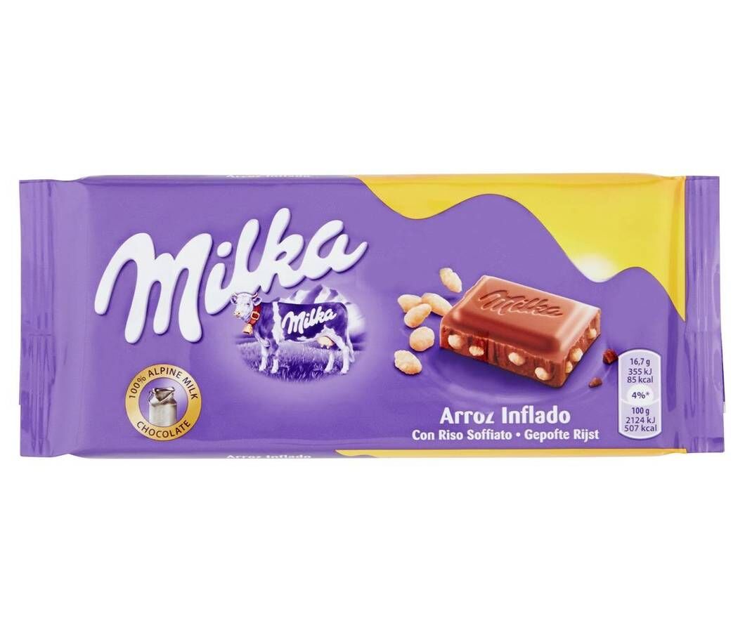 Milka Tav Rice Crispy 20 x 100g