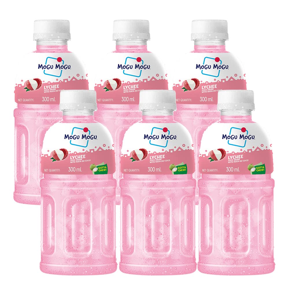 Mogu Mogu Lychee 320ml x 6 Bottles
