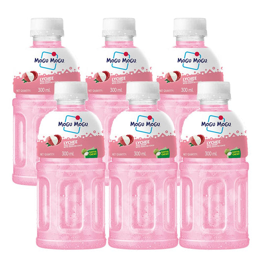 Mogu Mogu Lychee 320ml x 6 Bottles