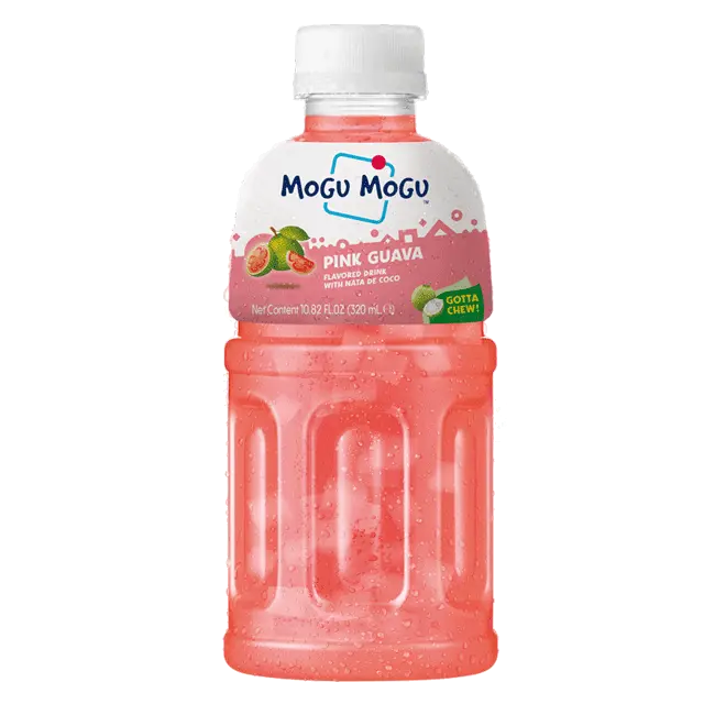 Mogu Mogu Pink Guava 320ml x 24 Bottles