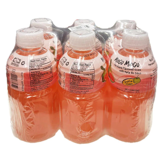 Mogu Mogu Pink Guava 320ml x 6 Bottles
