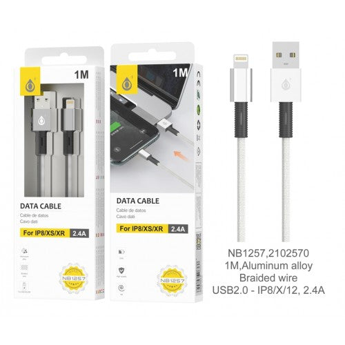 One Plus Data Cable USB - Iphone 1M Whit