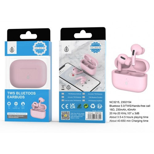 One Plus TWS Bluetooth Pink