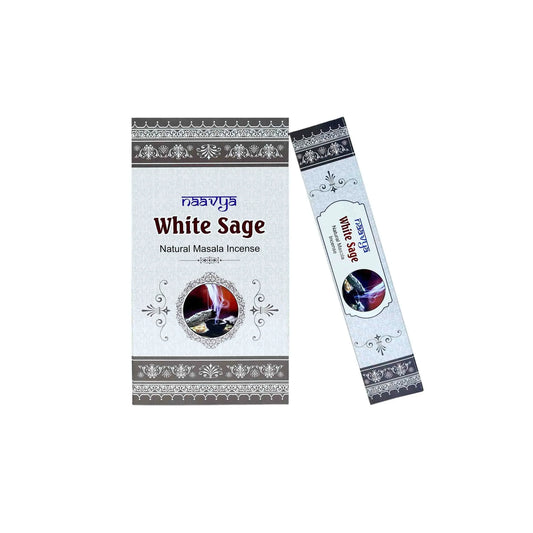 Naavya Masala Incense White Sage 6 Pk