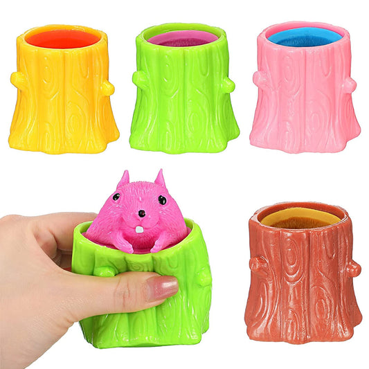 New Squeeze Squirrel Assorted 12 Pcs
