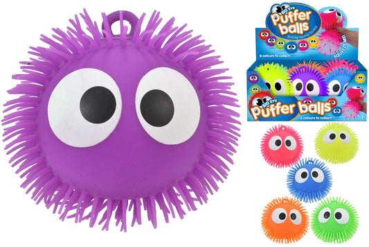 Big Eyes Puffer Ball With Light 6 Pcs