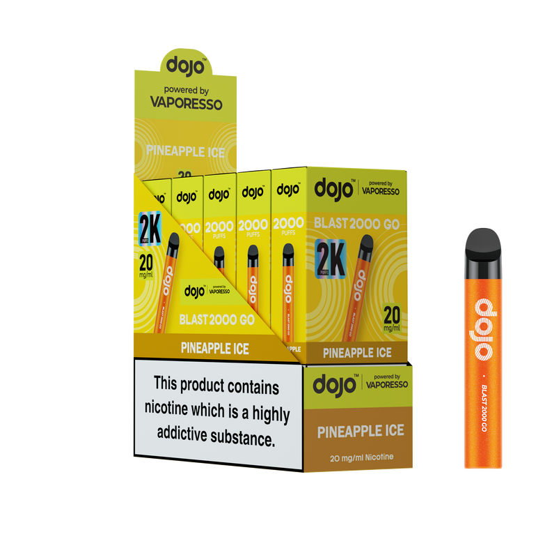 Dojo Blast 2000 Go Pod Kit 5 Pcs Pineapple Ice