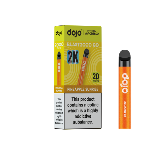 Dojo Blast 2000 Go Pineapple Sunrise 5 Pk
