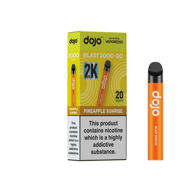 Dojo Blast 2000 Go Pineapple Sunrise 5 Pk