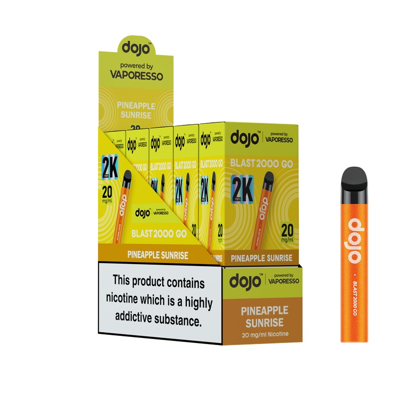 Dojo Blast 2000 Go Pineapple Sunrise 5 Pk