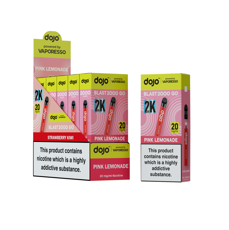 Dojo Blast 2000 Go Pod Kit 5 Pcs Pink Lemonade