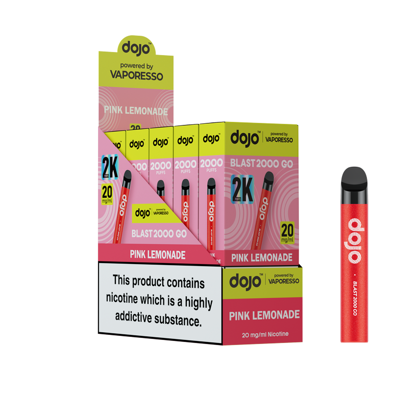 Dojo Blast 2000 Go Pod Kit 5 Pcs Pink Lemonade