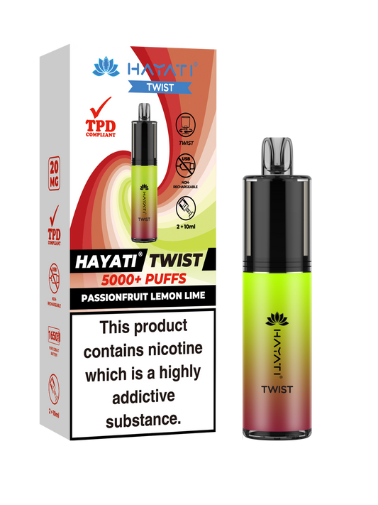 Hayati Twist Passionfruit Lemon Lim 5 Pk