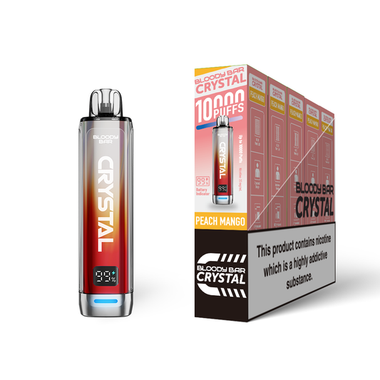 Bloody Bar Crystal 10K Pod Kit 5 Pcs Peach Mango