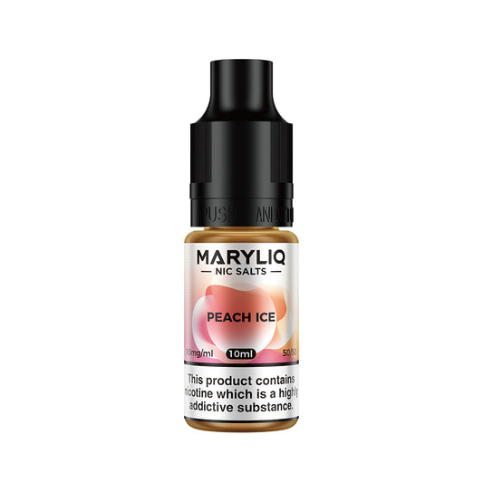 Maryliq Nic Salts 20mg 10 Pk Peach Ice