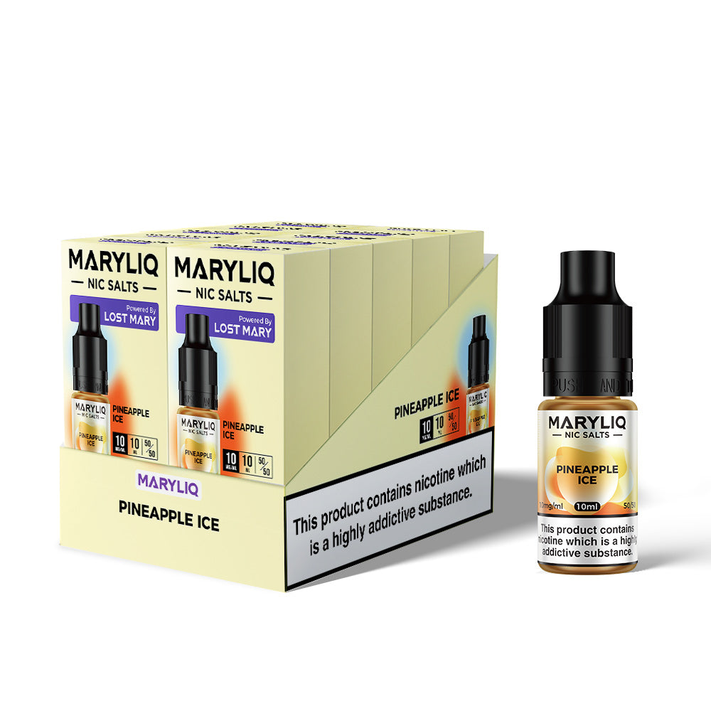 Maryliq Nic Salts 20mg 10 Pk Pineapple I