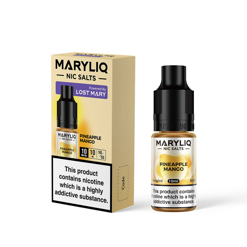 Maryliq Nic Salts 20mg 10 Pk Pineapple M