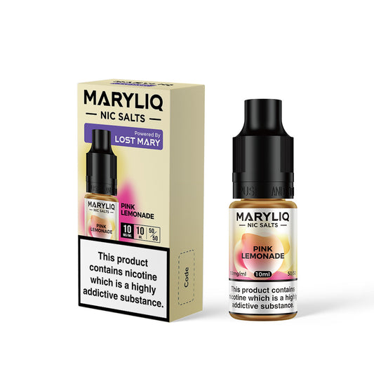 Maryliq Nic Salts 20mg 10 Pk Pink Lemona