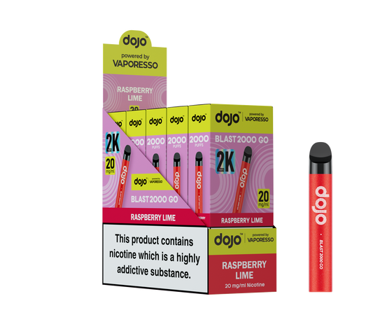 Dojo Blast 2000 Go Raspberry Lime 5 Pk