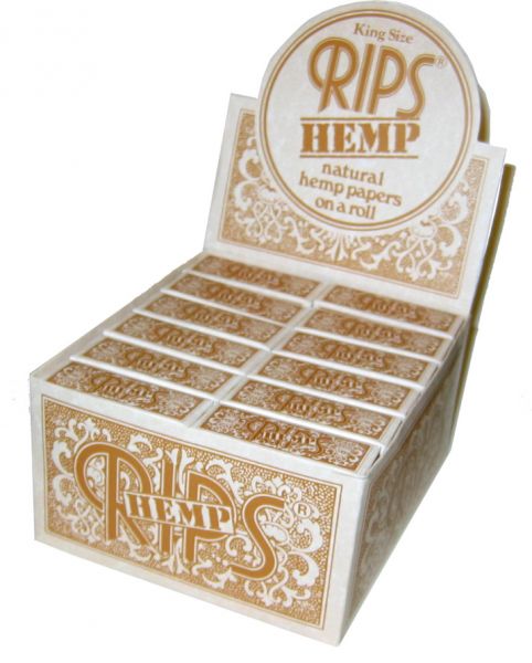 Rips Rolling Paper Natural 24 Slim Rolls