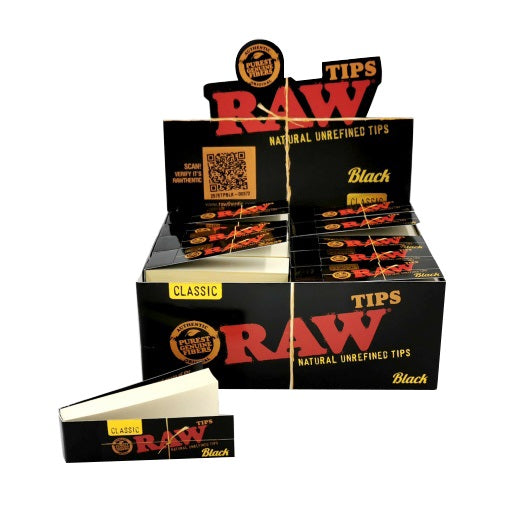 Raw Black Tips 50 Pk